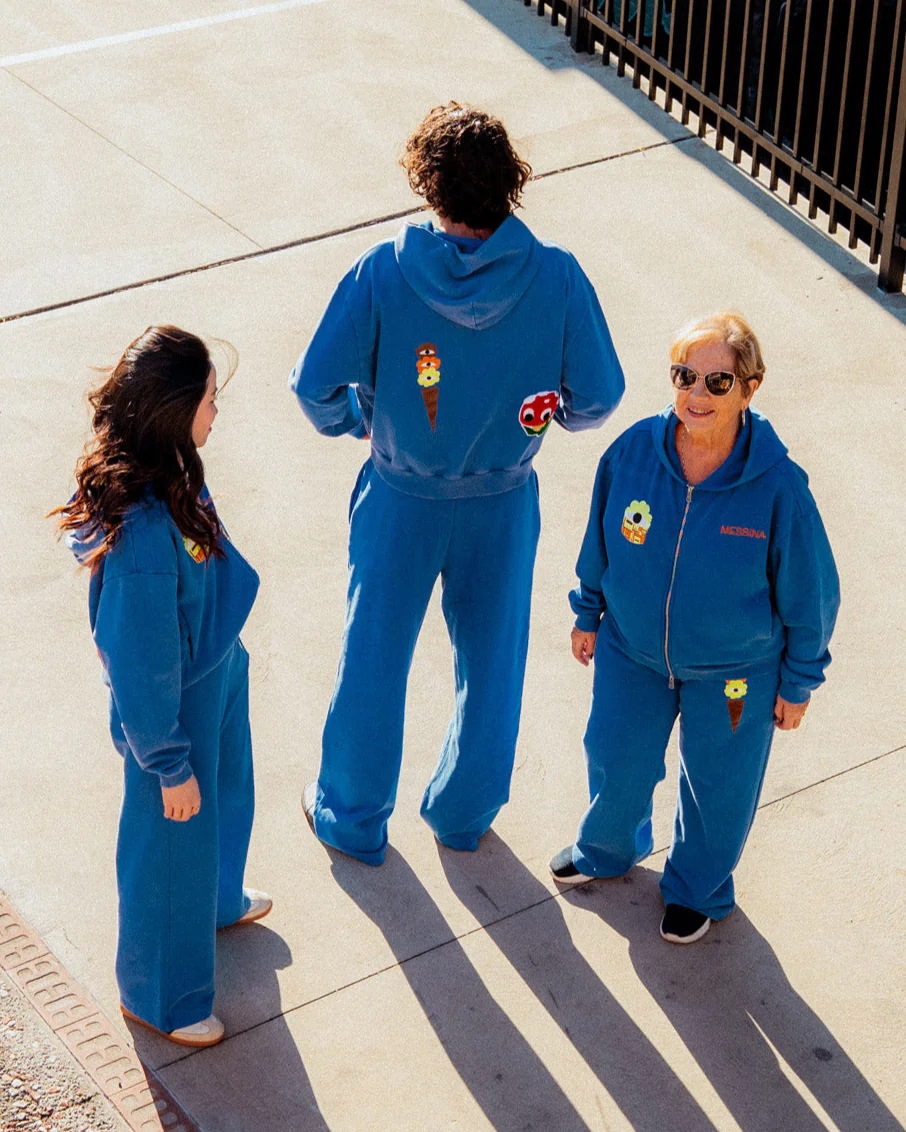 Eye-Scream Blue Zip Jacket